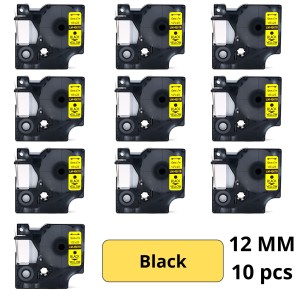 Dymo 45018 S0720580 D1 label tape Dore compatible set 10 pcs