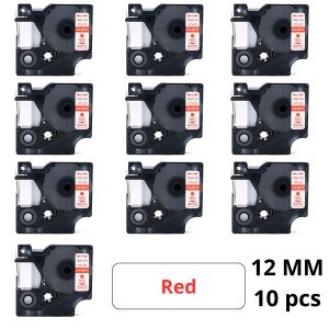 Dymo 45015 S0720550 D1 label tape Dore compatible set 10 pcs