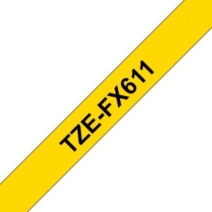 Brother TZe-FX611 TZeFX611 label tape Dore compatible