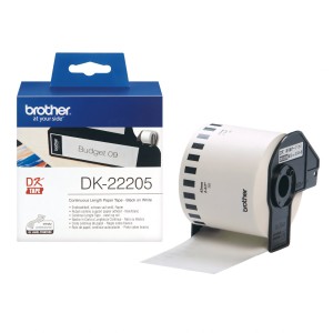 Brother DK-22205 DK22205 62mm x 30480mm lämpöpaperitarrat,