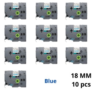 Brother TZe-143 TZe143 label tape Dore compatible et 10 pcs