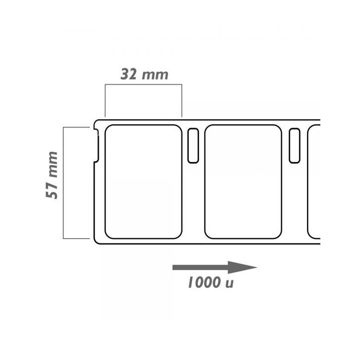 Dymo 11354 S0722540 etikettide rull Dore Analoog