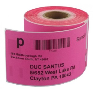 Dymo 99014 Pink S0722430 etikettirulla Dore analoginen