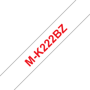 Brother M-K222BZ MK222BZ etikečių juosta kasetė