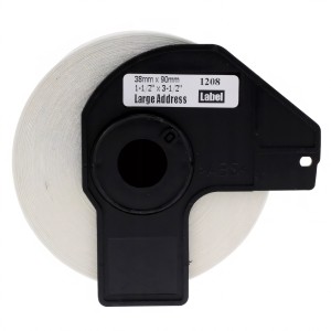 Brother DK-11208 DK11208 38mm x 90mm Thermal Paper Labels Dore manufacturer