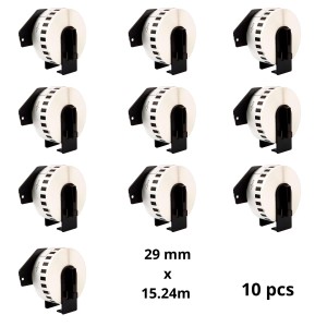 Brother DK-22211 DK22211 29mm x 15240mm termopaberist etiketid, tootja Dore, 10 tükki