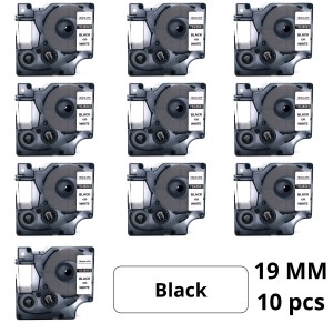 Dymo 45803 S0720830 D1 label tape Dore compatible set 10 pcs