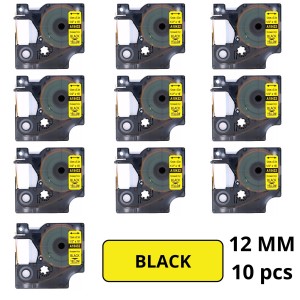 Dymo 18432 S0718450 label tape Dore compatible set 10 pcs