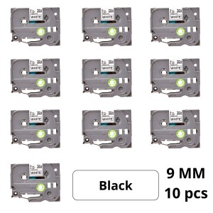 Brother TZe-221 TZe221 etikettinauha Dore analoginen set 10 kpl