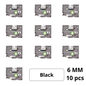 Brother TZe-211 TZe211 etikečių juosta kasetė Dore analoginė set 10 vienetų