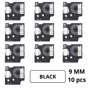 Dymo 40913 S0720680 D1 label tape Dore compatible set 10 pcs