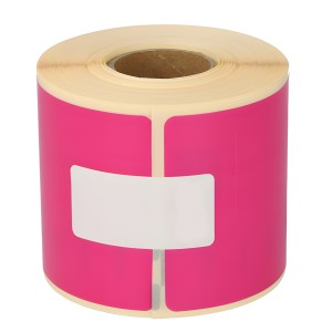 Dymo 99012 Pink S0722400 label roll Dore compatible