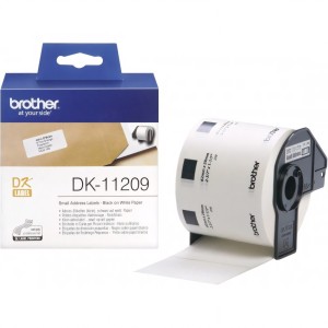 Brother DK-11209 DK11209 29mm x 62mm Thermal Paper Labels