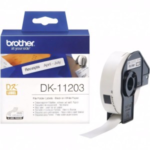 Brother DK-11203 DK11203 17mm x 87mm lämpöpaperitarrat,