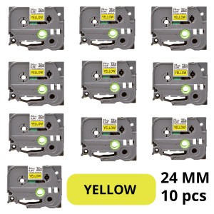 Brother TZe-S651 TZeS651 label tape Dore compatible set 10 pcs