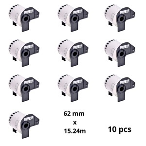 Brother DK-22113 DK22113 etikečių juosta kasetė Dore analoginė komplektas 10 vienetų