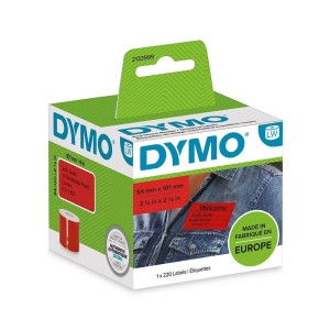 DYMO etiķetes 54 x 101 mm (2133399) - Sarkanās