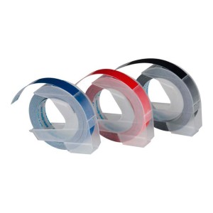 DYMO 3D lentes mehāniskajiem uzlīmju printeriem 9 mm x 3 m   sarkans zils melns (S0847750)