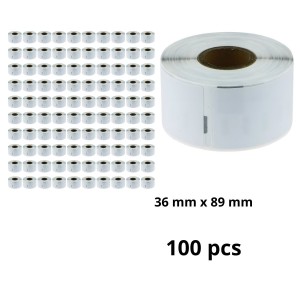 Dymo 99012 S0722400 label roll Dore compatible set 100  pcs