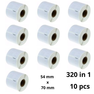 Dymo 99015 S0722440 label roll Dore compatible set 10 pcs