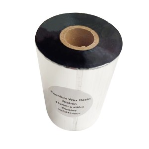 Wax-Resin 110mm x 450m Thermal Transfer Ribbon 25mm core