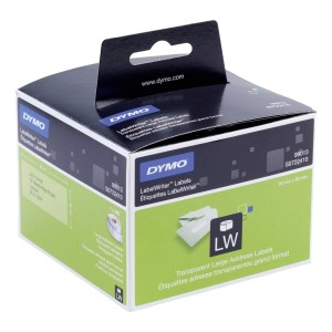 DYMO etiķetes 36 x 89 mm caurspīdīgas plastmasas (99013 S0722410)