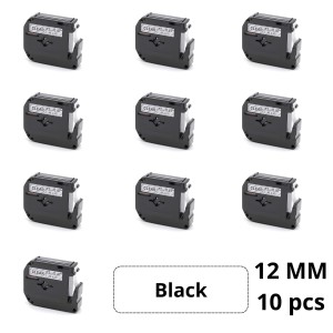 Brother M-K131 MK131 label tape Dore compatible set 10 pcs