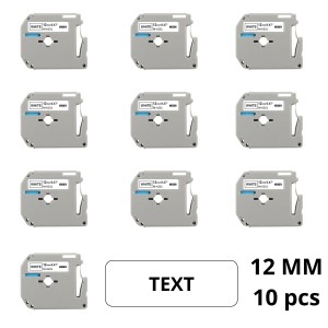 Brother M-K231 MK231 label tape Dore compatible set 10 pcs