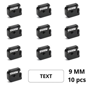 Brother M-K221BZ MK221BZ label tape Dore compatible set 10 pcs