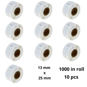 Dymo 11353 S0722530 label roll Dore compatible set 10 pcs removable