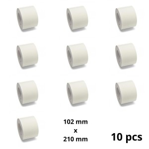 Zebra 3005093 102mm x 210mm Thermal Paper Labels 76 mm Core Dore Manufacturer, 10 pcs