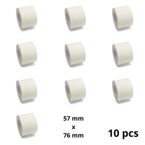 Zebra 3007209-T 57mm x 76mm Thermal Paper Labels 25 mm Core Dore Manufacturer, 10 pcs