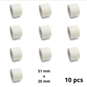 Zebra 880199-025D 51mm x 25mm Thermal Paper Labels 25 mm Core Dore Manufacturer, 10 pcs