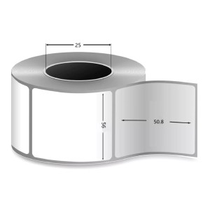 EPSON 56mm x 50.8mm Thermal Label Core 25mm 530 Labels Removable Dore Manufacturer
