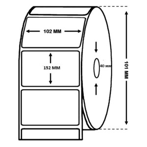 EPSON C33S045541 High Gloss Label Roll 102mm x 152mm - 210 Labels Dore Manufacturer