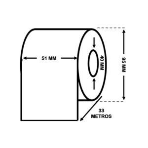 EPSON C33S045536 kõrgläikega etiketirull 51mm x 33m – pidev etiketirull Dore analoog