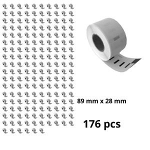 Dymo 99010 S0722370 label roll Dore compatible set 176 pcs