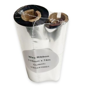 Wax 110mm x 74m Thermal Transfer Ribbon 12mm core