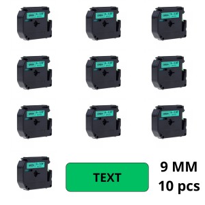 Brother M-K721BZ MK721BZ label tape Dore compatible set 10 pcs