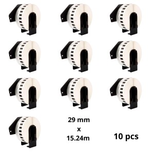 Brother DK-22211 DK22211 29mm x 15m термо рулоны этикеток Dore производитель, 10 шт