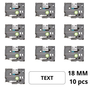 Brother TZe-241 TZe241 label tape Dore compatible set 10 pcs