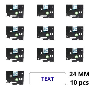 Brother Tze-253 Tze253 label tape Dore compatible set 10 pcs