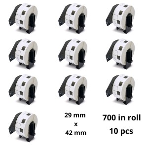 Brother DK-11215 DK11215 29mm x 42mm Thermal Paper Labels Dore manufacturer, 10 pcs