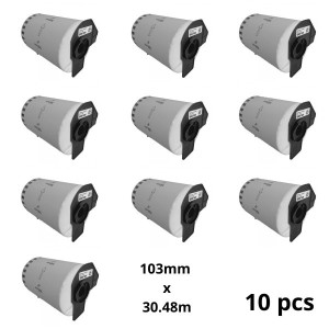 Brother DK-22246 DK22246 103mm x 30480mm termopaberist etiketid, tootja Dore, 10 tk