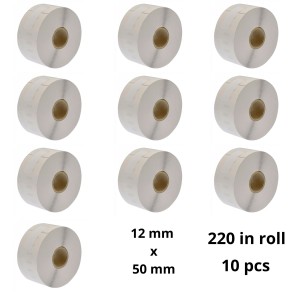 Dymo 99017 S0722460 etiketi rull Dore analoog komplekt 10 tükki
