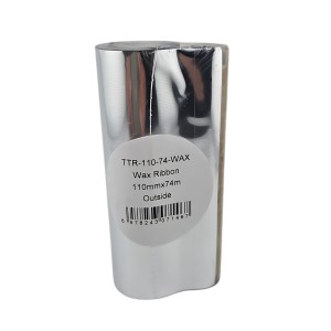 Wax 110mm x 74m Thermal Transfer Ribbon 12mm core