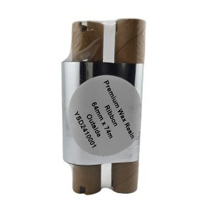 Wax-Resin 64mm x 74m Thermal Transfer Ribbon 12mm core