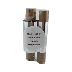 Resin 64mm x 74m Thermal Transfer Ribbon 12mm core