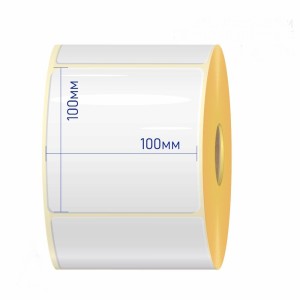Thermal Labels 100mm x 100mm, 76 mm, 1800 pcs roll