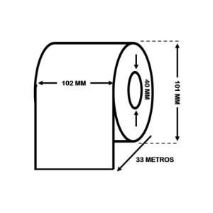 EPSON C33S045538 High Gloss Label Roll 102mm x 33m - continuous label roll Dore Manufacturer